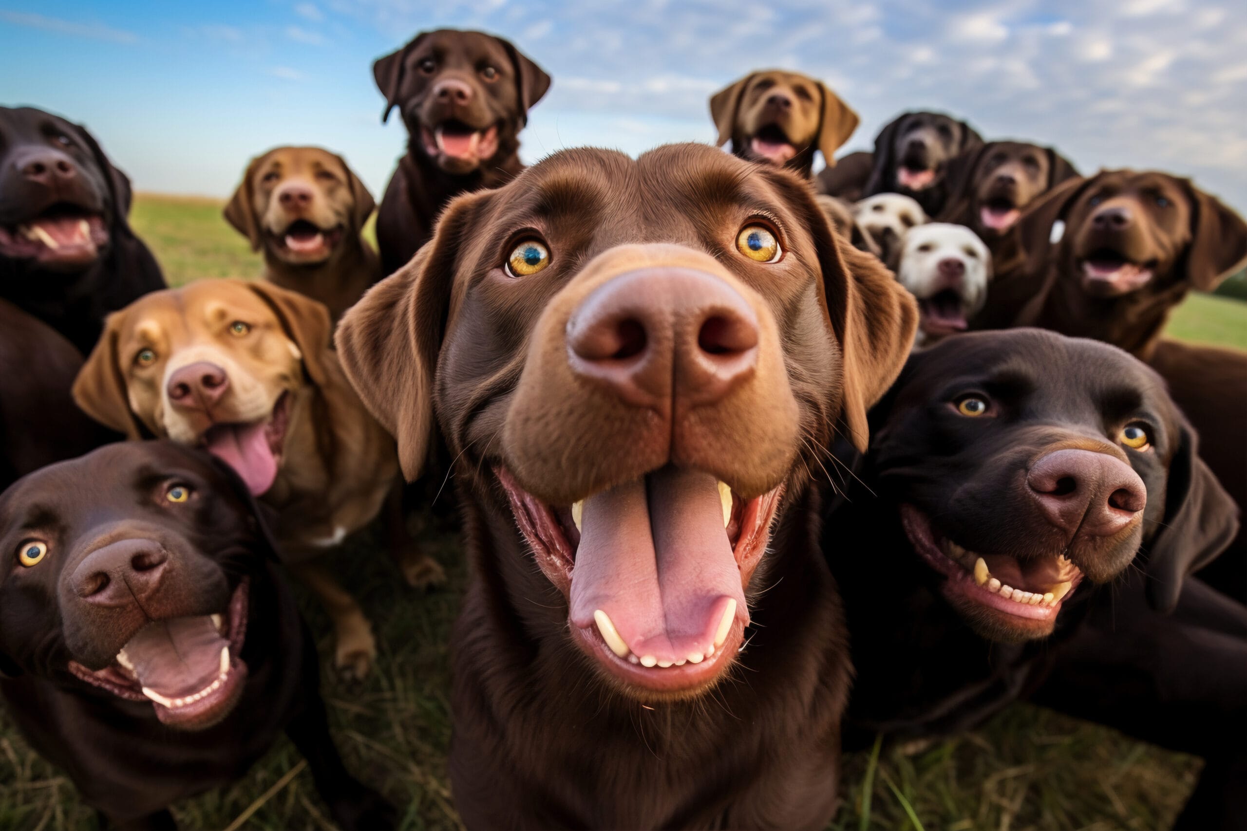 ai-generated-labrador-retriever-dog-picture Educación canina vínculo y familia multiespecie - Adiós al mito del líder de la manada en EmpathyDogs Barcelona.