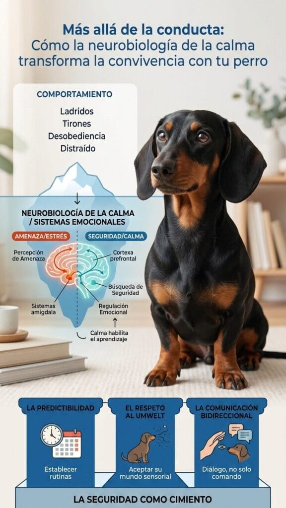 Descripción de el origen real de la conducta de los perros.